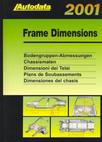Размеры кузовов автомобилей 2001 (Frame Dimensions 2001)